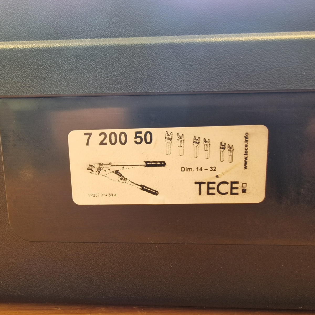 TECEflex håndverktøysett 16–32 mm – TECE HPW-L / RAZ-V 720203