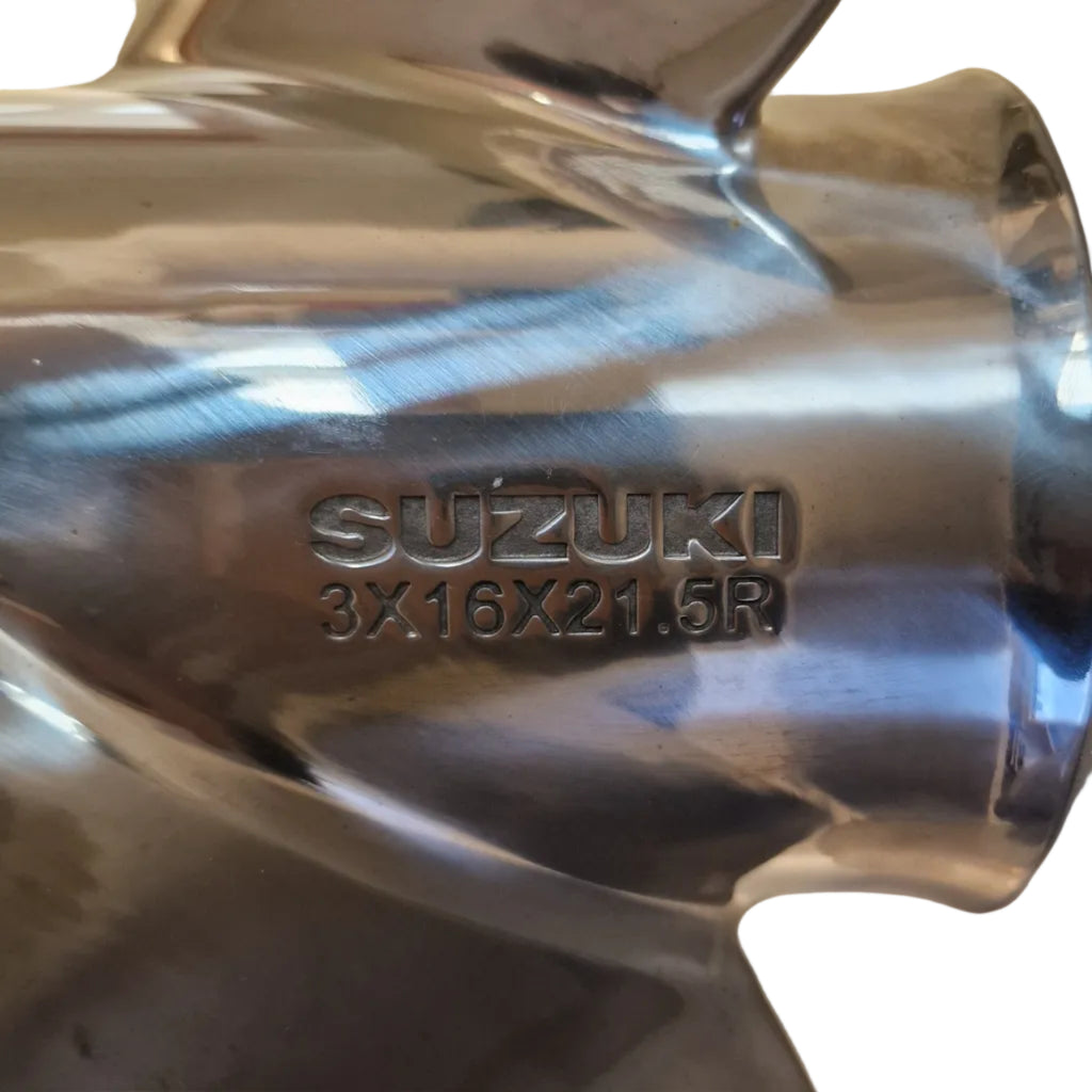 Suzuki rustfri propell 3x16x21.5R – OEM 58700-93L31