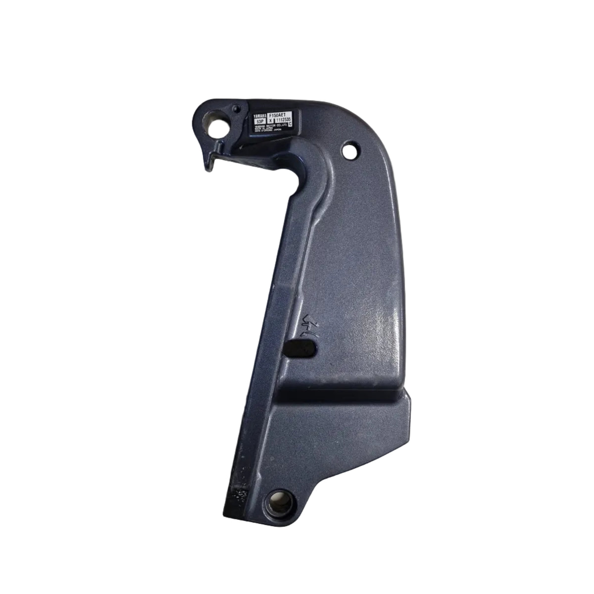 Klemmebrakett babord / Port Clamp Bracket – 64E-43111-02-8D – Yamaha F150AETX 63P 2012 1112535
