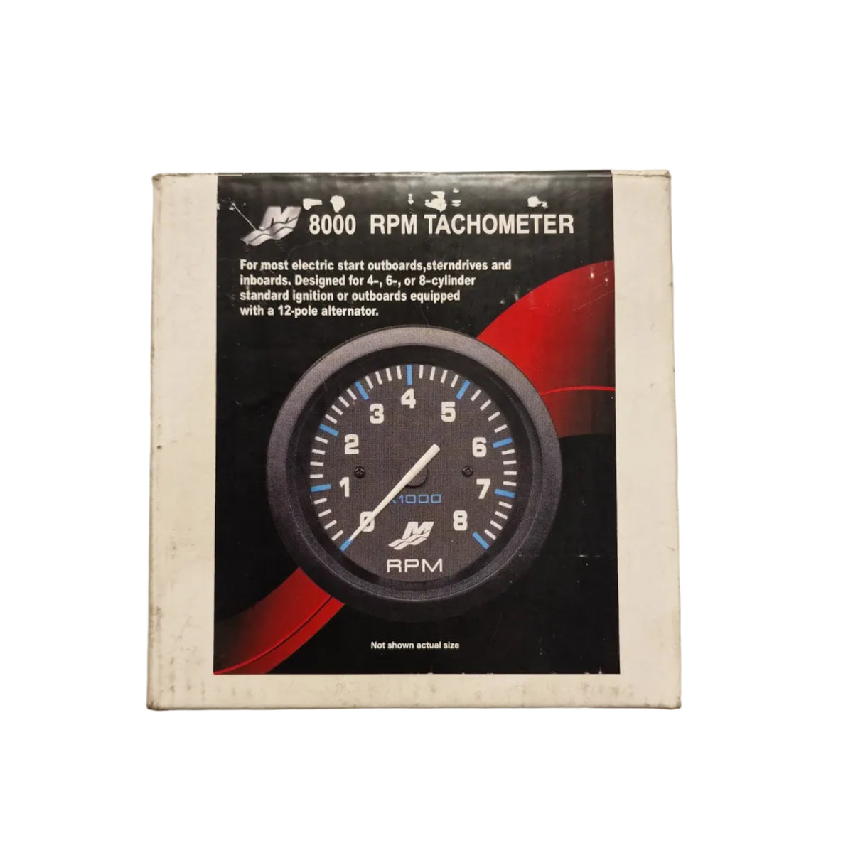 Mercury Flagship 8000 RPM turteller, tachometer – 79-895283A06 – Mercury, Mariner og MerCruiser
