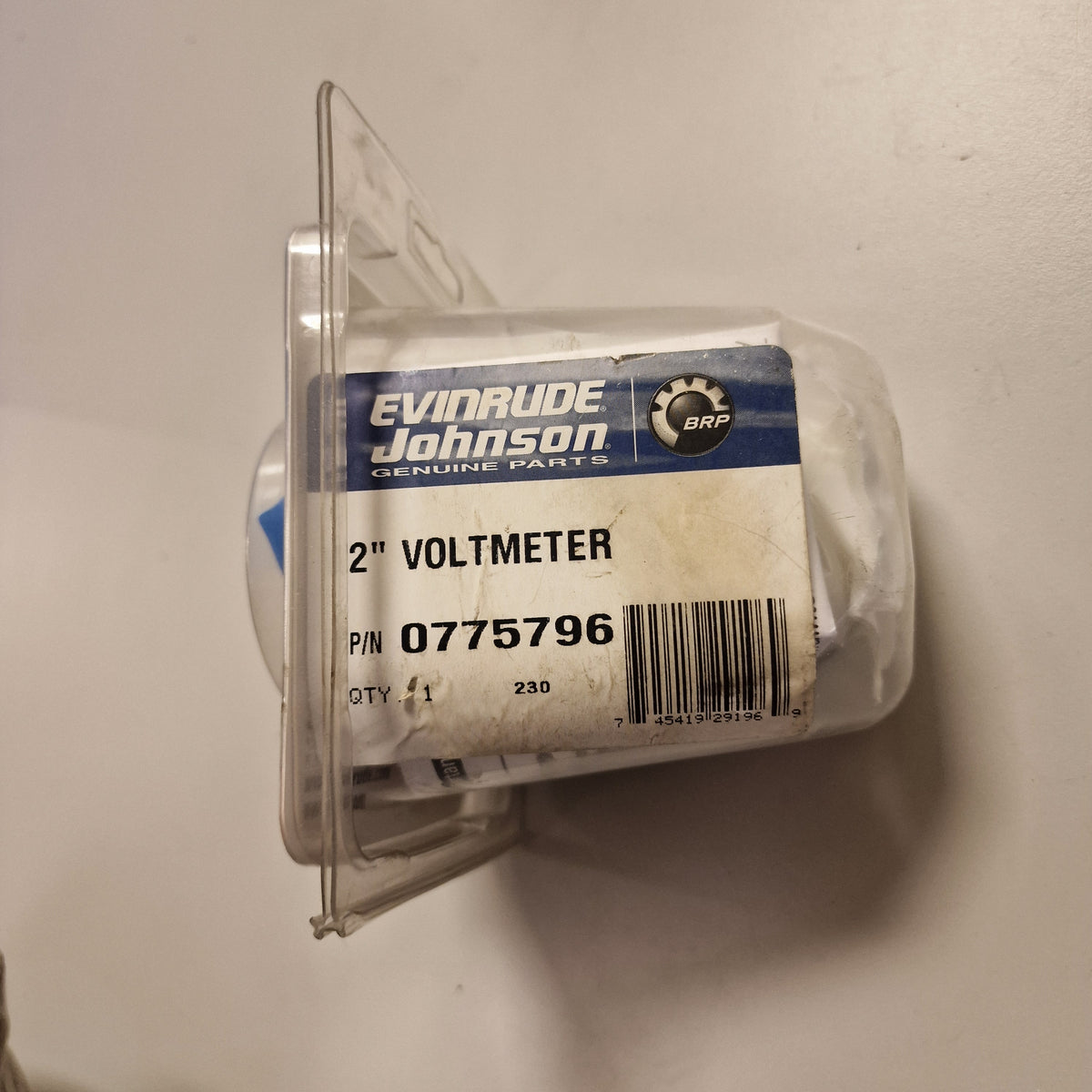 Evinrude/Johnson voltmeter, Retro Series volt gauge – 0775796 – utenbordsmotor