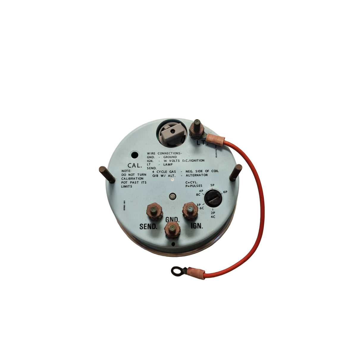 Uttern turteller / Tachometer – 65982-001 – 0–7000 RPM