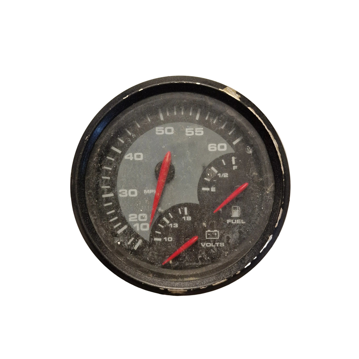 Faria 3-i-1 multifunksjonsinstrument, 3-in-1 multifunction gauge – ukjent delenummer – universal båtinstallasjon
