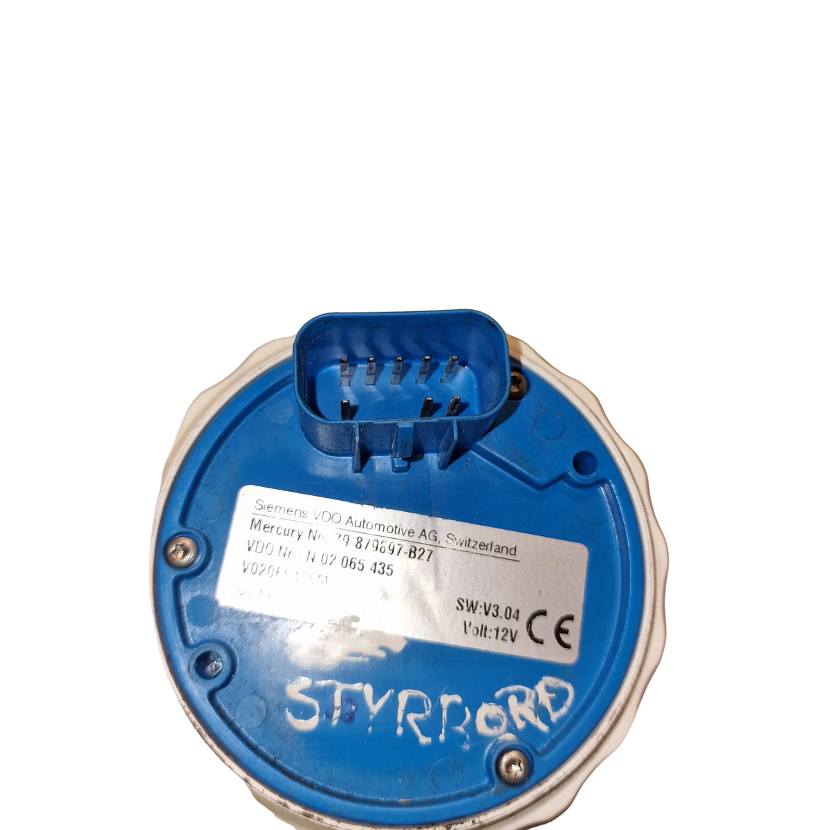 Turteller / SmartCraft Tachometer – 79-879897-B27 – Mercury SmartCraft