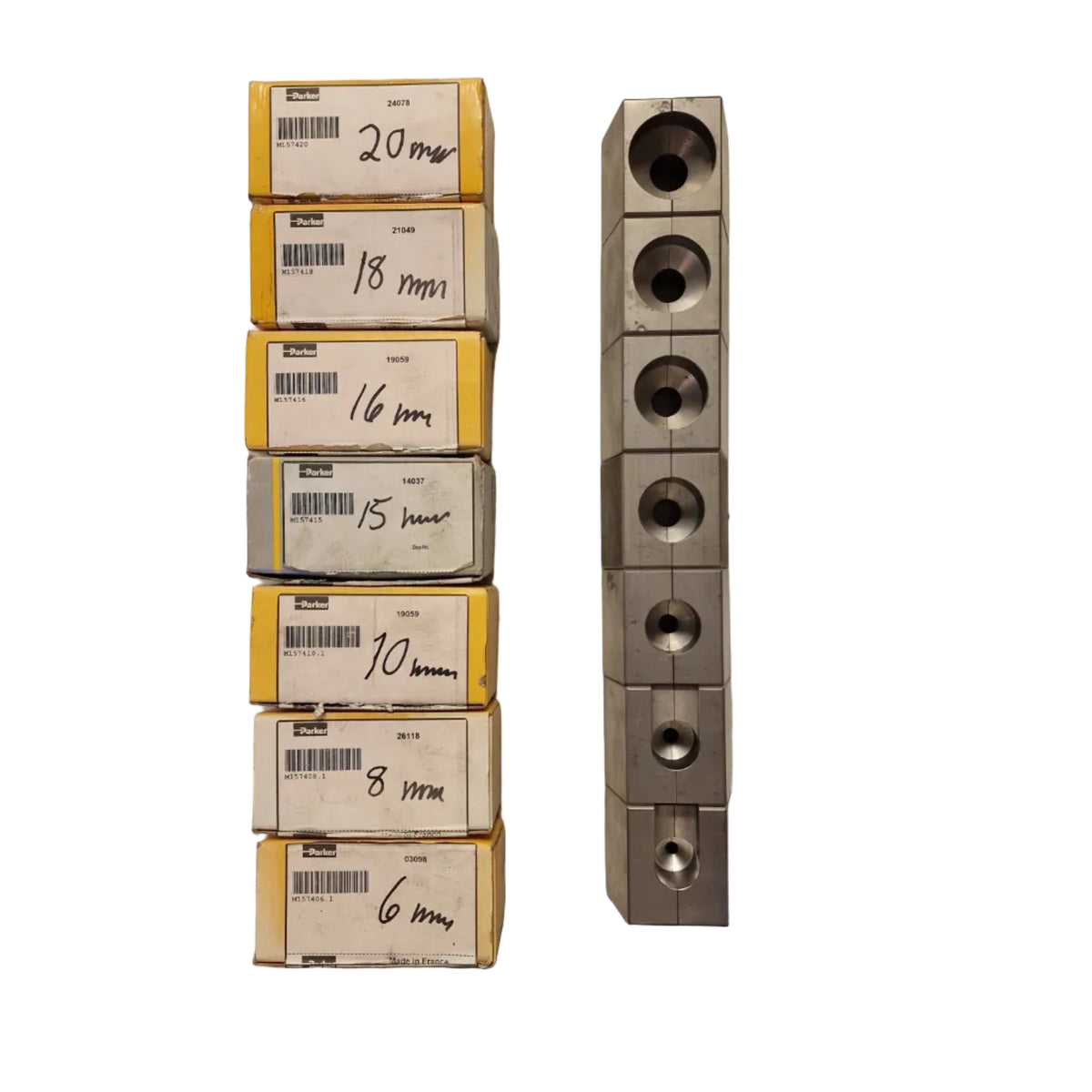 Parker KARRYFLARE hydraulisk koningsverktøy – 6–20 mm – komplett sett
