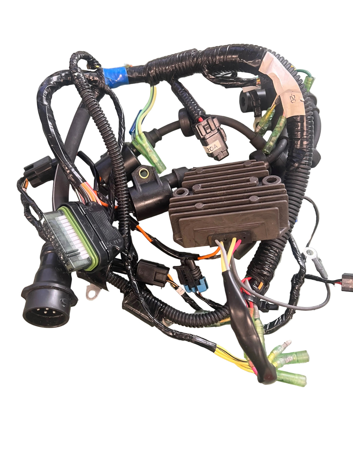 Komplett motorledningsnett med regulator / Engine Wiring Harness with Rectifier – Yamaha F40B (67C) - 67C-82590-20-00