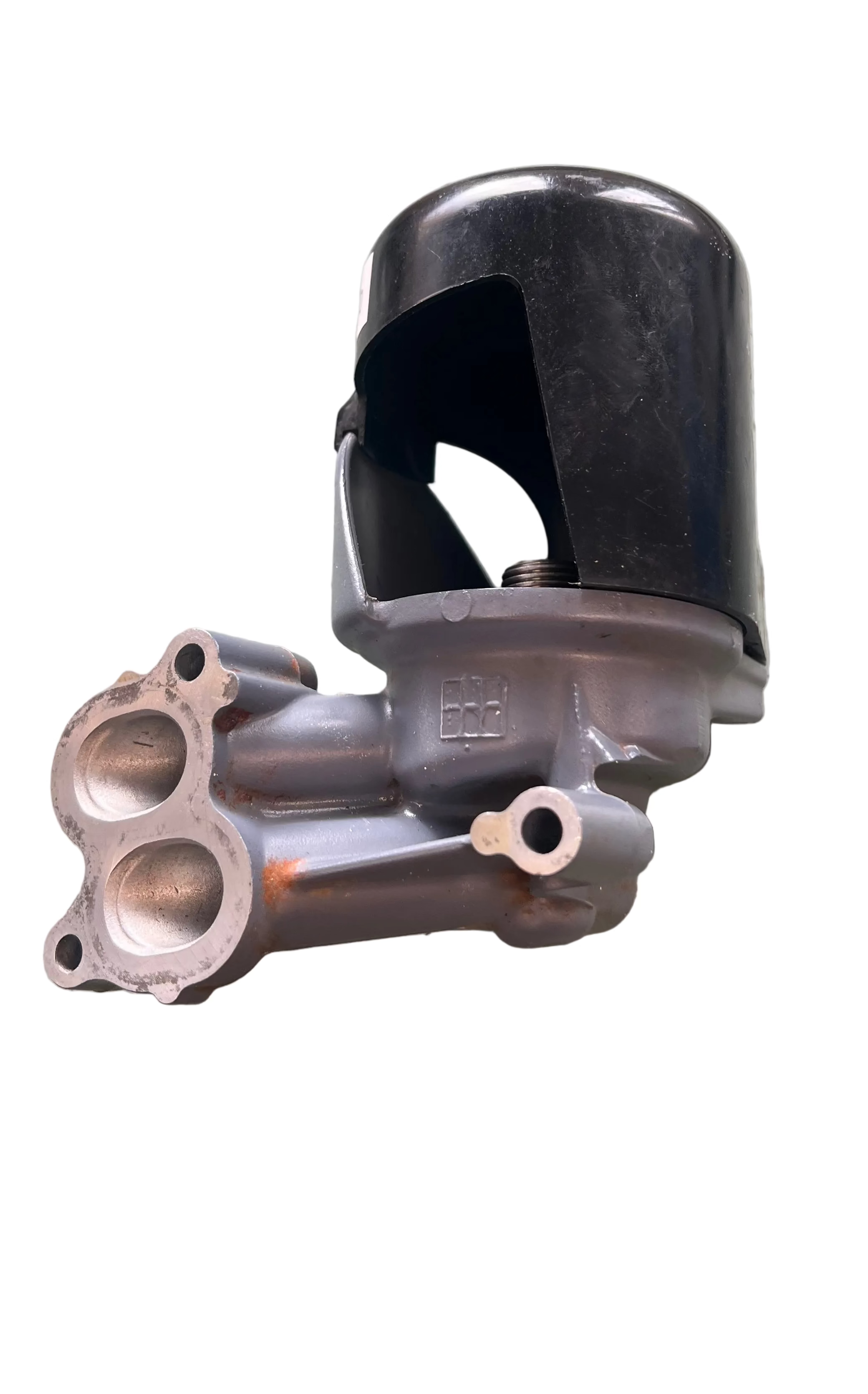 Oljefilterholder / Oil Filter Connector Assembly – Yamaha F225 ETX F225A (69J) 2007 – OEM 69J-13446-00-94 / 69J-13447-00-00